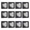 12 Pack: 8" x 8" Flat Black Shadow Box by Studio Décor®